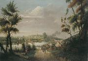 unknow artist, direct north general view of Sydney Cove